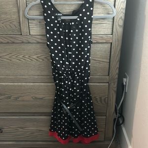 Polka dot dress w/belt